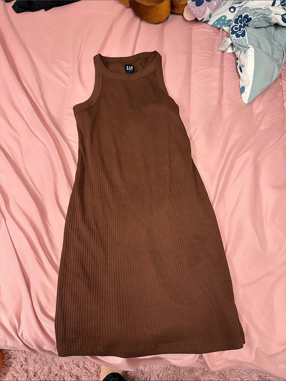 Gap Ribbed Brown Dress Size XS Like New